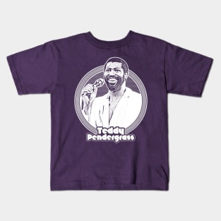 Teddy Pendergrass /// 80s Retro Soul Fan Design Kids T-Shirt